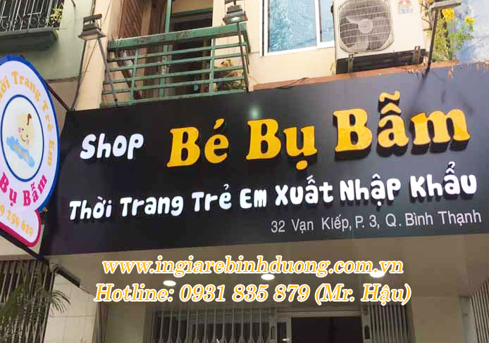 Đơn vị chuyên thi công bảng hiệu quảng cáo giá rẻ tại Bình Dương
