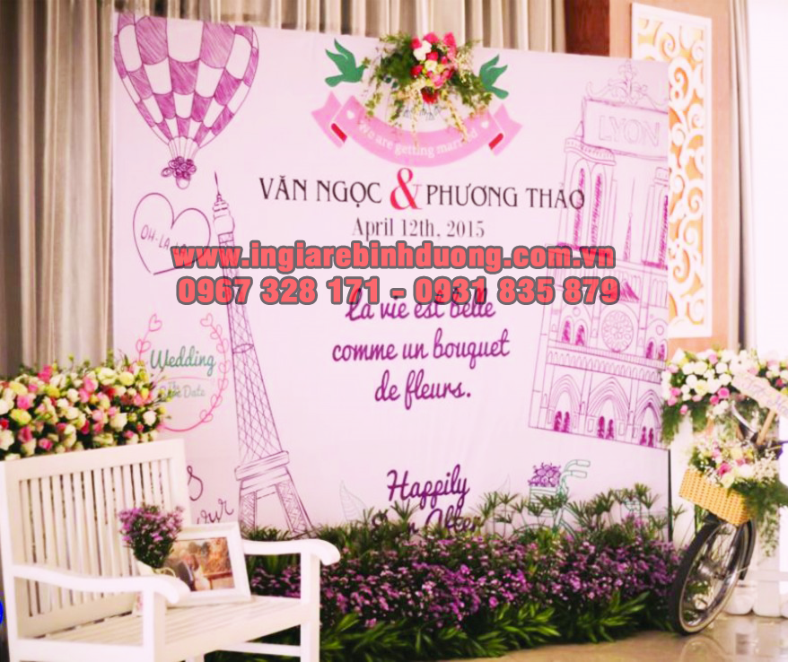 Chuyên cung cấp dịch vụ in backdrop Bình Dương uy tín nhất - ingiarebinhduong.com.vn