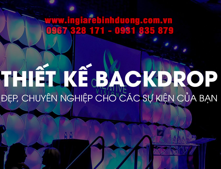 Đơn vị chuyên cung cấp dịch vụ in backdrop sự kiện Bình Dương giá tốt nhất