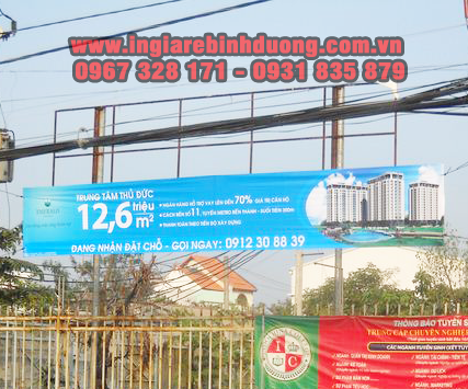 Chuyên dịch vụ in băng rôn Bình Dương mẫu mã đẹp chất lượng tốt