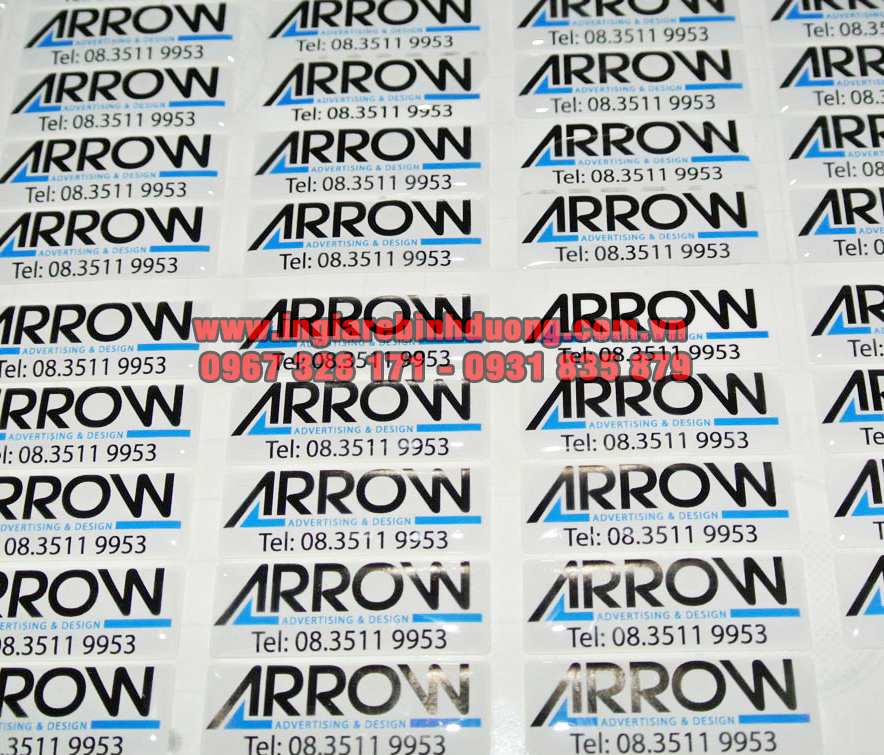 In ấn decal trong giá rẻ - mẫu mã đa dạng tại Bình Dương