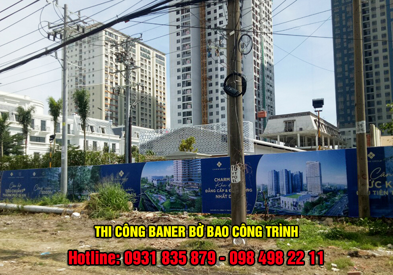Thi công banner hàng rào công trình uy tín giá rẻ tại Bình Dương